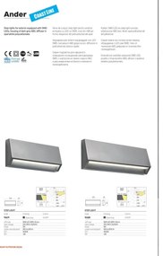 Redo 90680 - Lampada orientativa da esterno ANDER LED/4W/230V 3000K IP65 antracite