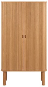 Armadio in rovere con ante scorrevoli in colore naturale 80x145 cm Langley - Actona