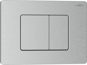 Mexen Tex 05 pulsante di scarico in acciaio inossidabile, inox - 6105-10