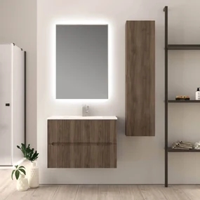 Mobile bagno Noce cannettato 80 cm Riga