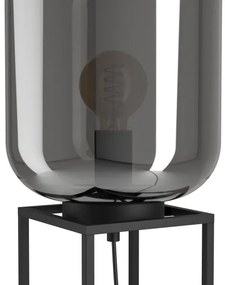 Eglo 39988 - Lampada da tavolo BULCIAGO 1xE27/40W/230V fumé