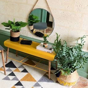 Atmosphera - Specchio da parete EDEN diametro 38 cm nero