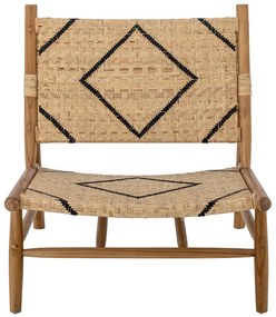 Poltrona con intreccio in colore naturale Lennox - Bloomingville