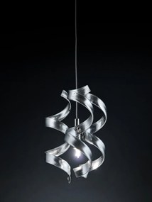 1-light suspension - Chrome - 206.501 Astro Collection - Metal Lux Arancione