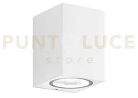 Applique monolite alluminio colore bianco interni esterni  vetro tr...