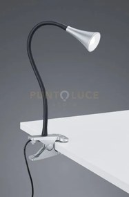 Viper lampada da studio led 3w 350lm, 3000k flessibile con pinza al...