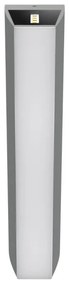 Applique Bidirezionale Grigia 12W CCT, IP65 da esterno - Serie FILO Colore Bianco Variabile CCT