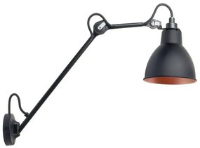 122 Applique da Parete Nero/Nero/Rame - Lampe Gras