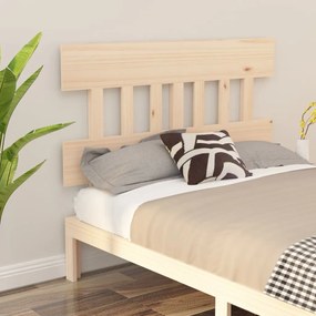 Testiera Per Letto 138,5x3x81 Cm İn Legno Massello Di Pino /