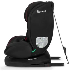 Lionelo - Seggiolino auto BASTIAAN i-Dimensioni 40-150 cm nero/rosso