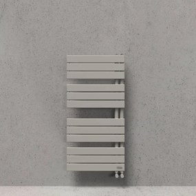 Scaldasalviette ad acqua calda DE'LONGHI MADEIRA tortora interasse 50 mm, L 55 x H 110 cm