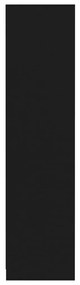 Armadio nero 50x50x200 cm in truciolato
