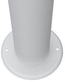 Paletto da Giardino Solare Bianco da 100cm IP54 in Alluminio Colore Bianco Naturale 4.000K