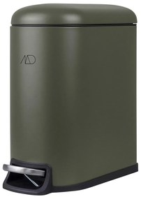 Cestino per la spazzatura verde scuro in metallo con pedale 5 l Mini Walther – Mette Ditmer Denmark