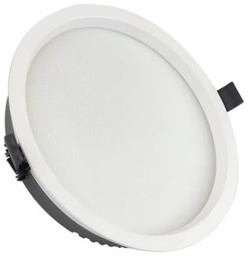 Faro LED incasso 30W, foro ø200-210, 110lm/W UGR19- Dimmerabile Colore  Bianco Caldo 2.700K