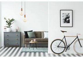 Lampadario a sospensione con filo MIROS 2xE27/60W/230V arrotondato nero/rame