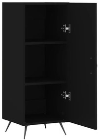 Credenza nero 34,5x34x90 cm in legno multistrato