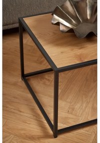 Tavolino SARON quercia/nero