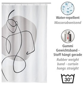 Tenda da doccia 180x200 cm Ladyline - Wenko