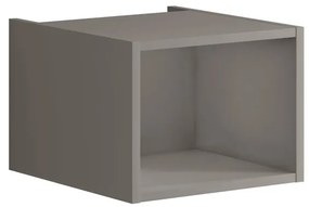 Pensile bagno Brera laccato opaco grigio londra P 45.3 x L 39.9 x H 30 cm