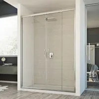 Porta Doccia 140CM H198 Trasparente mod. Young 2 Ante