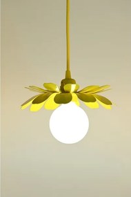 Bohemia-Design - Lampada a sospensione con cavo 1xE27/60W/230V gialla
