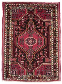 Hamedan Tappeto 100x140 Blu (Iran) Annodato A Mano