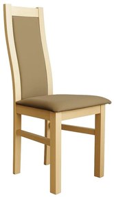 Sedia da pranzo ZOE rovere/marrone