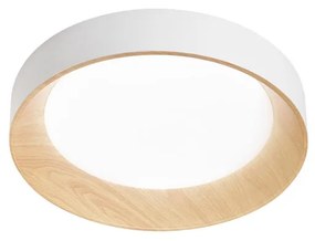 Plafoniera LED contemporaneo I-ARKA-PL50-BCO, bianco Ø 50 cm, luce con 3 temperature di colore, 5000 lumen LUCE AMBIENTE DESIGN