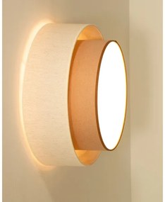 Plafoniera NATIA 1xE27/60W/230V bianco/marrone