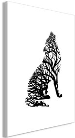 Quadro  Wolf Trail (1 Part) Vertical  Larghezza x Altezza Home decor 40x60