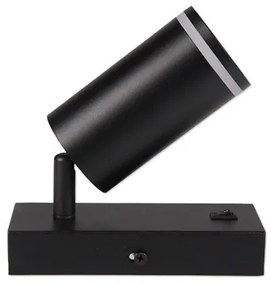Faretto da parete 1xGU10/35W/230V nero