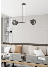 Lampada a sospensione in acciaio XOTIC 2 nero 2xE27 Colore del corpo Nero
