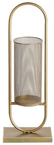 Portacandele in metallo oro 53 cm BOHOL Beliani
