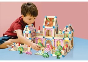 2Kids Toys - Set di costruzioni in legno: Castello