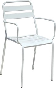 ROMANUS - set tavolo in metallo cm 60 x 60 x 72 h con 2 poltrone Romanus