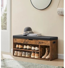 Scarpiera VOREN marrone/nera