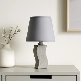 Rabalux 74073 - Lampada da tavolo DAYAMI 1xE14/40W/230V grigia