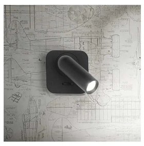 Ideal Lux - Luce Spot da parete a LED BEAN LED/3W/230V CRI 90 nero