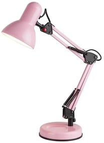 Brilagi - Lampada da tavolo ROMERO 1xE27/60W/230V rosa