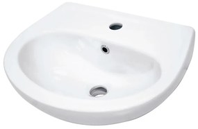 Deante CDJ_6U4W - Lavabo sospeso con foro JASMIN 45,7x36,4 cm ceramica/bianco