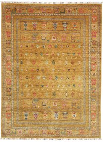 Samarkand Tappeto orientale 150 x 210 Verde (Pakistan) Annodato A Mano