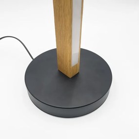 Lampada da terra LED VERDE LED/18W/230V 3000K rovere/nero