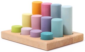 Grimm's - Gioco impilabile - Piccoli rulli color pastello