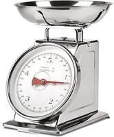 BILANCIA ACCIAIO INOX ANALOGICA DA CUCINA PESO 5Kg MECCANICA SENSIBILITA' 20gr EURONOVITA'