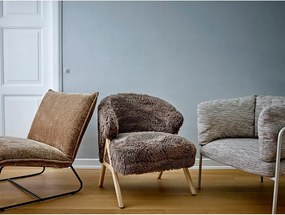 Poltrona greige Karel – Bloomingville