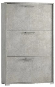 Scarpiera 3 ante doppia profondità 3 ante doppia profondità L 67 x H 112 x P 28 cm 18 paia, grigio