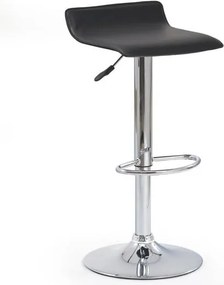 Sgabello da bar H-1 in nero