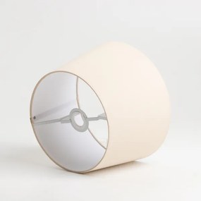 Brilagi - Lampada da terra LED CERIA 1xE27/40W/230V Ø 30 cm beige/cromo opaco