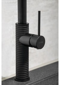 Sapho - Rubinetto lavello con doccetta estraibile FLAWO opaco nero